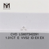 1.01CT E VVS2 CVD lab adamas crevit pro Custom Jewelry丨Messigems LG607342291 
