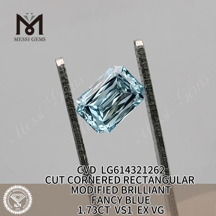 1.73CT lab adamantibus simulatis VS1 RECTA RED CVD LG614321262丨Messigems