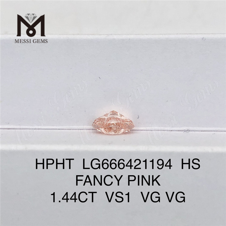 1.44CT VS1 Umbra HS Pink Lab Partum Diamonds HPHT LG666421194