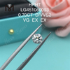 0,7 carat HPHT D VVS2 PRAEBONIS circa lab fecit crystallini