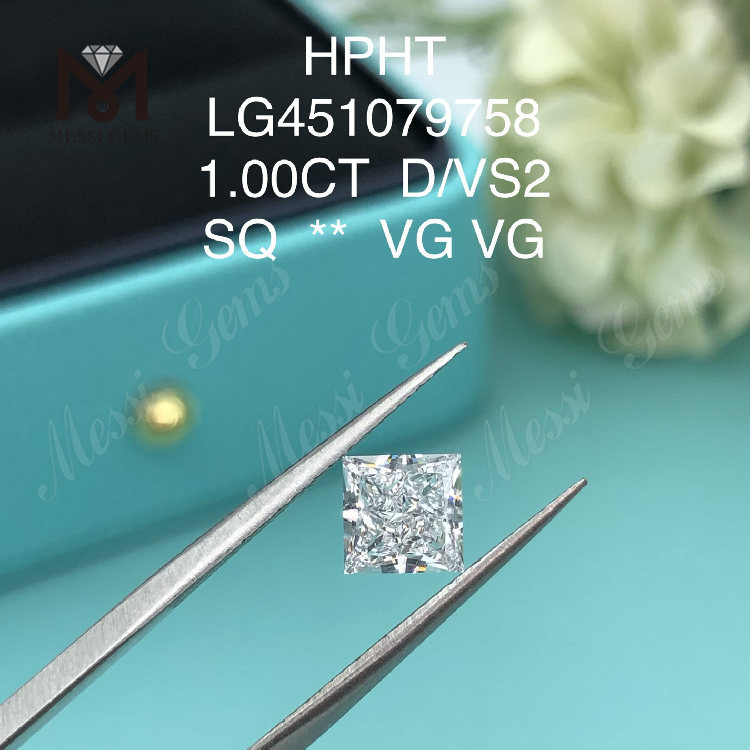 1.00 carat D HPHT VS2 Rotundus lab crevit diamond