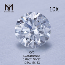 1.07 carat CVD G VS2 SPECIMEN Circum clarissimum lab fecit crystallini