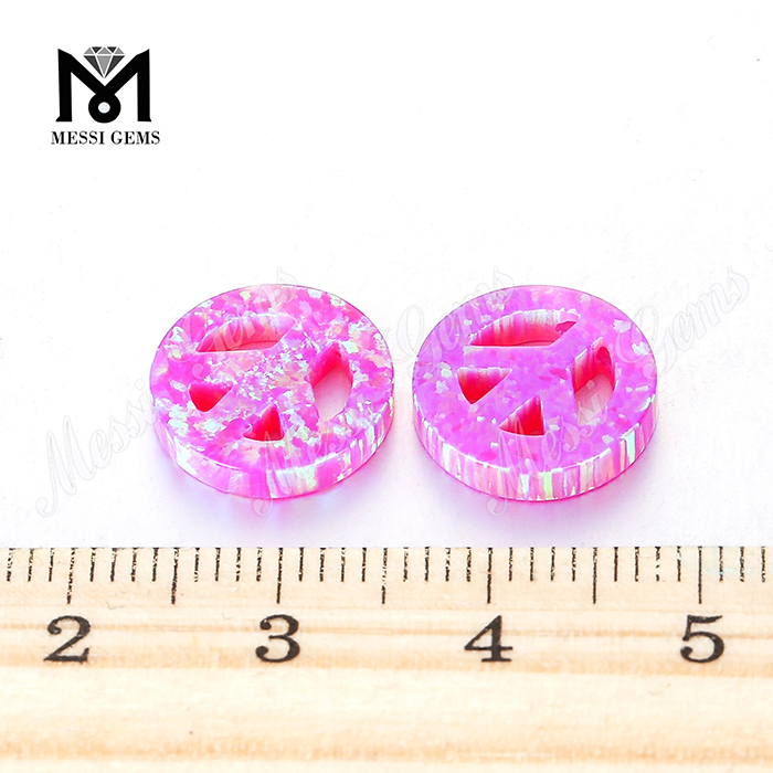 pax figura Pink Synthetica Opal , Lab Opal Creatum , Opal Gemstone