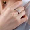 1 carat white gold 14K 18K latest women nuptial moissanite gold anulus