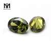 Oval cut 5x7mm Color fabula seu ignis Olivae cubicae zirconiae Heat