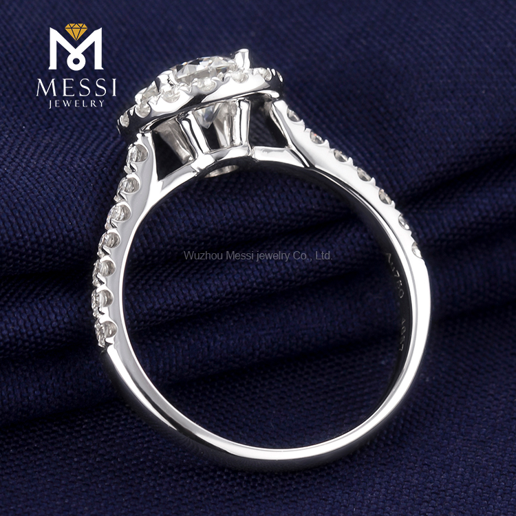 Fashion Nuptialis Moissanite aurum annulos