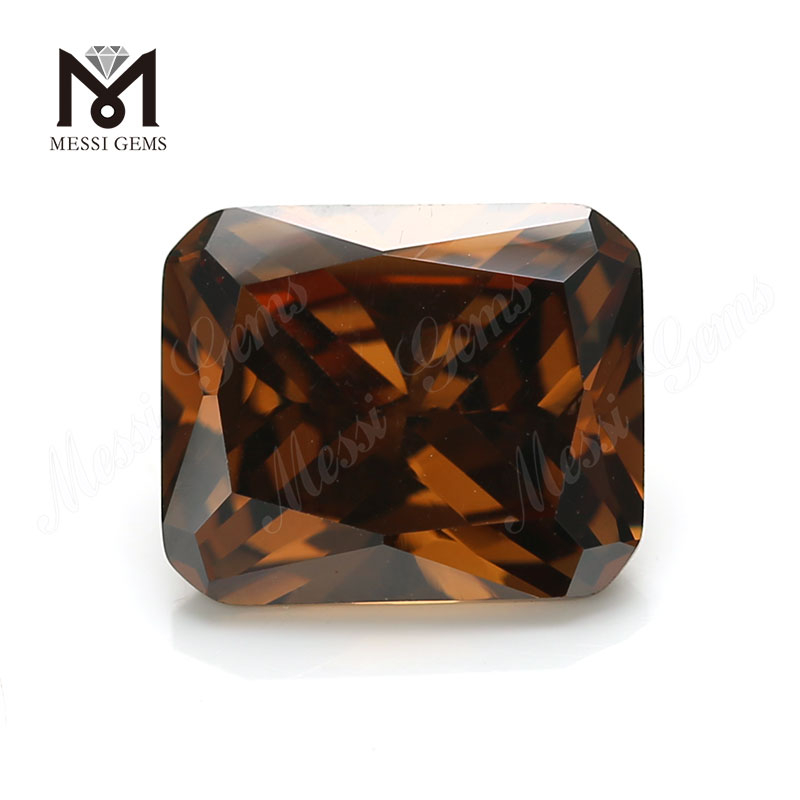 Solve capulus octagonum 10*12mm CZ Cubic Zirconia Lapides Prices