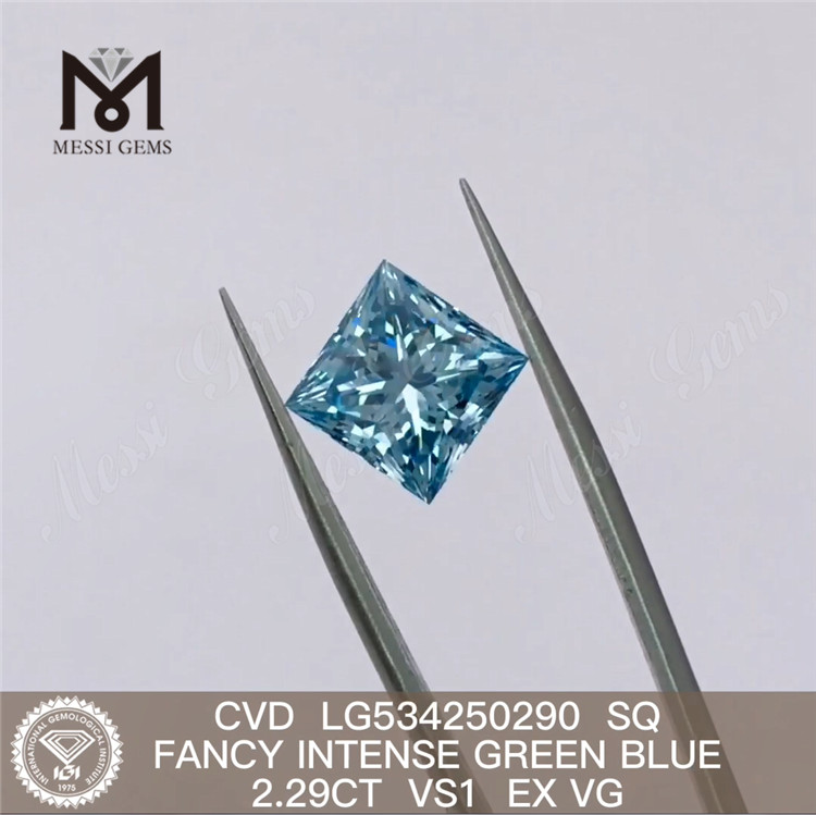2.29CT VS1 SQ lab Diamond Green Blue CVD lab Diamonds on sale LG534250290 