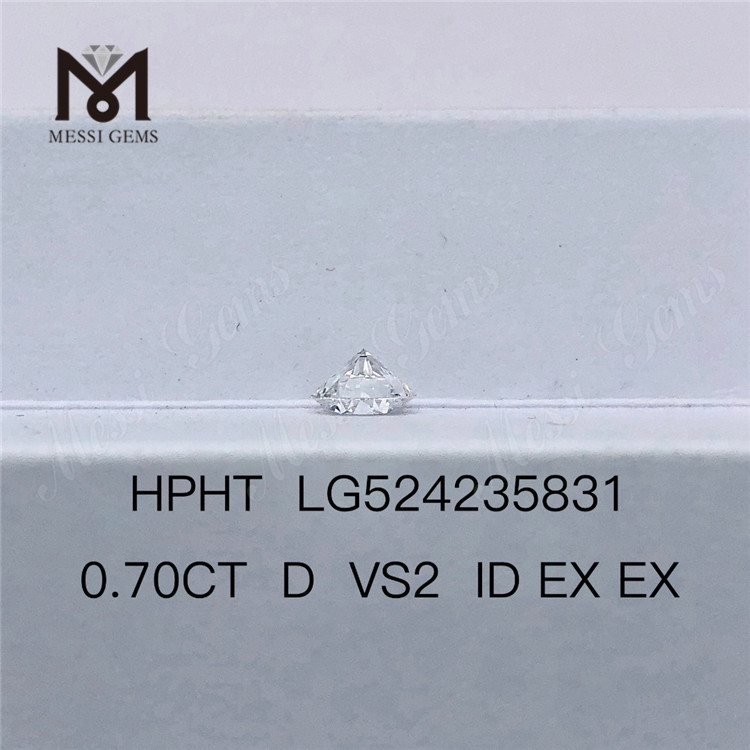0.7CT HPHT Man Diamond D VS2 ID EX Lab Diamond 
