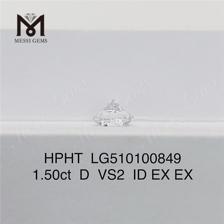 1.50CT D VS hpht adamas EX lab adamantes technicae pretium