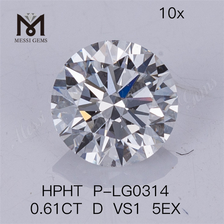 HPHT lab ias 0.61CT D VS1 5EXLab Diamonds