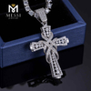 Rapper Moissanite hip Hop Cross Moissanite Argentum / aes / aes patris munera