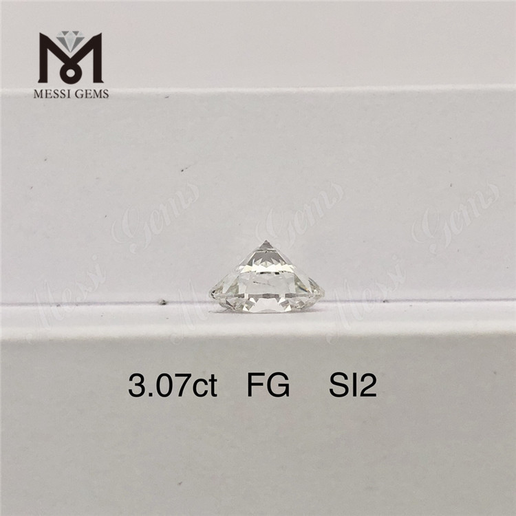 3.07ct FG SI2 Round figura solve III carat adamas lab crevit Factory Price 