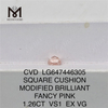 1.26CT QUADRA FABULA PINK FABRICATA CVD LG647446305 