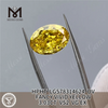 3.03CT OV FRANCY VIVID CLAVUS VS2 VG EX HPHT Yellow Diamond LG578314624