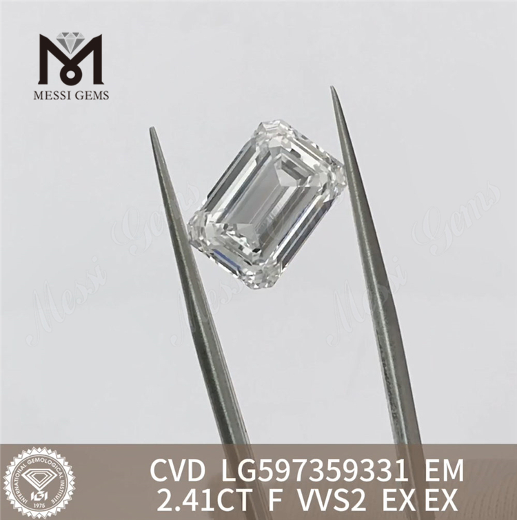 2.41CT F VVS2 EM Lab Grown Diamond Cheap Splendor Vltra Imagination丨Messigems CVD LG597359331 