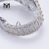 Mos VVS Moissanite Watch Mens Pass Diamond Tester Argentum Aurum Plated Iced Ex Fine Jewelry