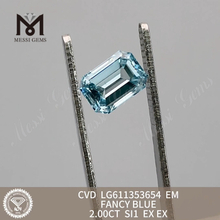 2.00CT SI1 EM FABULA RED Cvd Diamond Price Per Carat Price LG611353654 