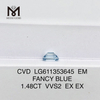 1.48CT VVS2 EM CAERULEUM CVD iaspis LG611335645丨Messigems 