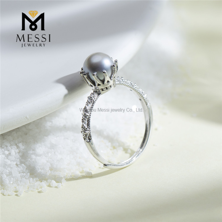 6.5-7mm Elegans Nuptialis Akoya Pearl Rings S925