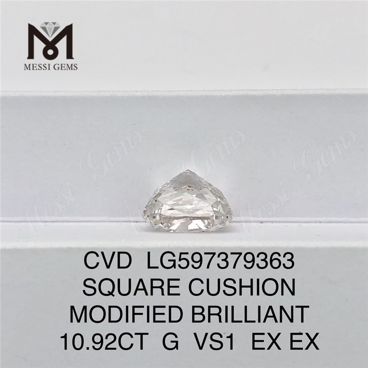 10.92CT G VS1 EX EX QUADRATUM CUBICULUM Laboratorium Diamond CVD LG597379363 Messigems
