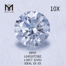 1.50 carat D circa lab crevit adamas HPHT