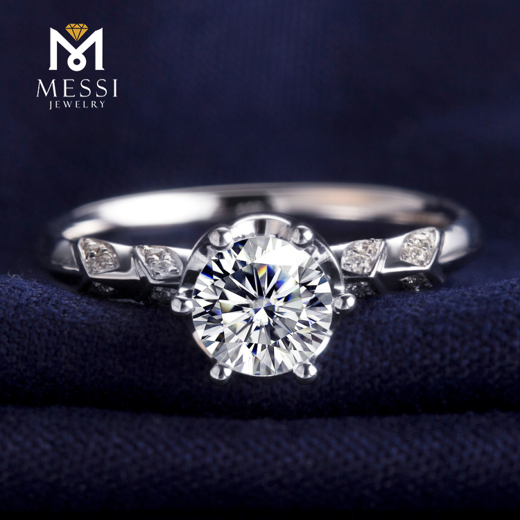 Moissanite Nuptialis Annulorum Custom