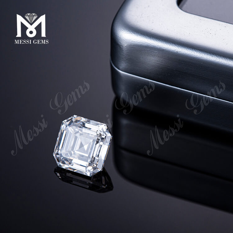 3.76ct G VS Lab Adamas VG QUADRATUM Smaragdus sectus Lab creatus adamantibus