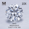 D Solve Gemstone Saccharum Diamond 1.01ct I SI EX Cut