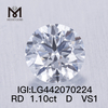 1.10 carat D VS1 RUNDUS EX Cut eco crevit adamantibus