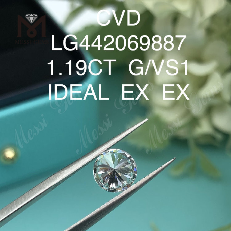 1.19 carat g VS1 SPECIMEN Cut Grade Round 1ct lab diamond