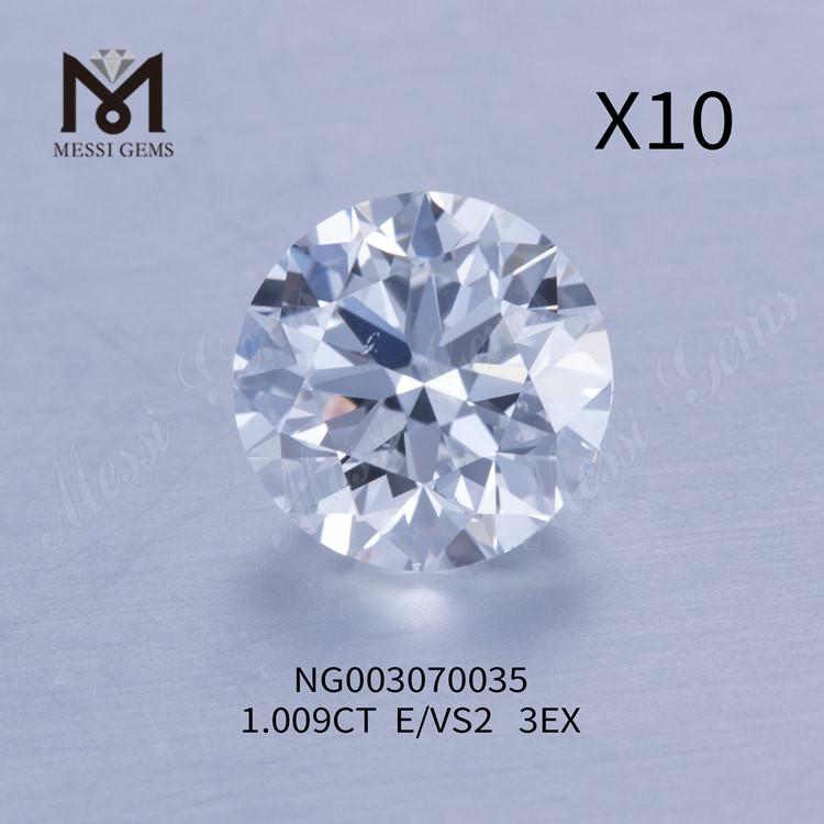 Lupum Solve Lab Grown Diamond 1.009ct circum E VS2 EX CUT