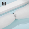 Messi Gemmae 1 carat moissanite iaspis 925 annuli argentei