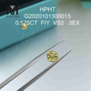 0.575ct FIY VS2 3EX Round lab adamantibus luteum fecit