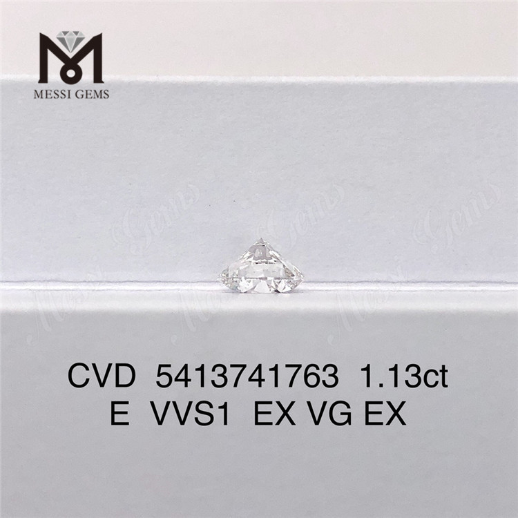 1.10ct E CVD Diamond VVS solutam Alba homo est Diamond Pectus Packing