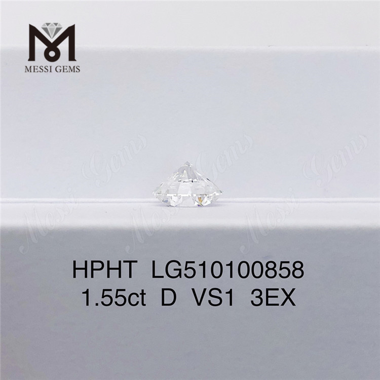 1.55ct D VVS solutam HPHT Lab Diamond Sale Rotundus Figura 3ex Lab Diamond Sale