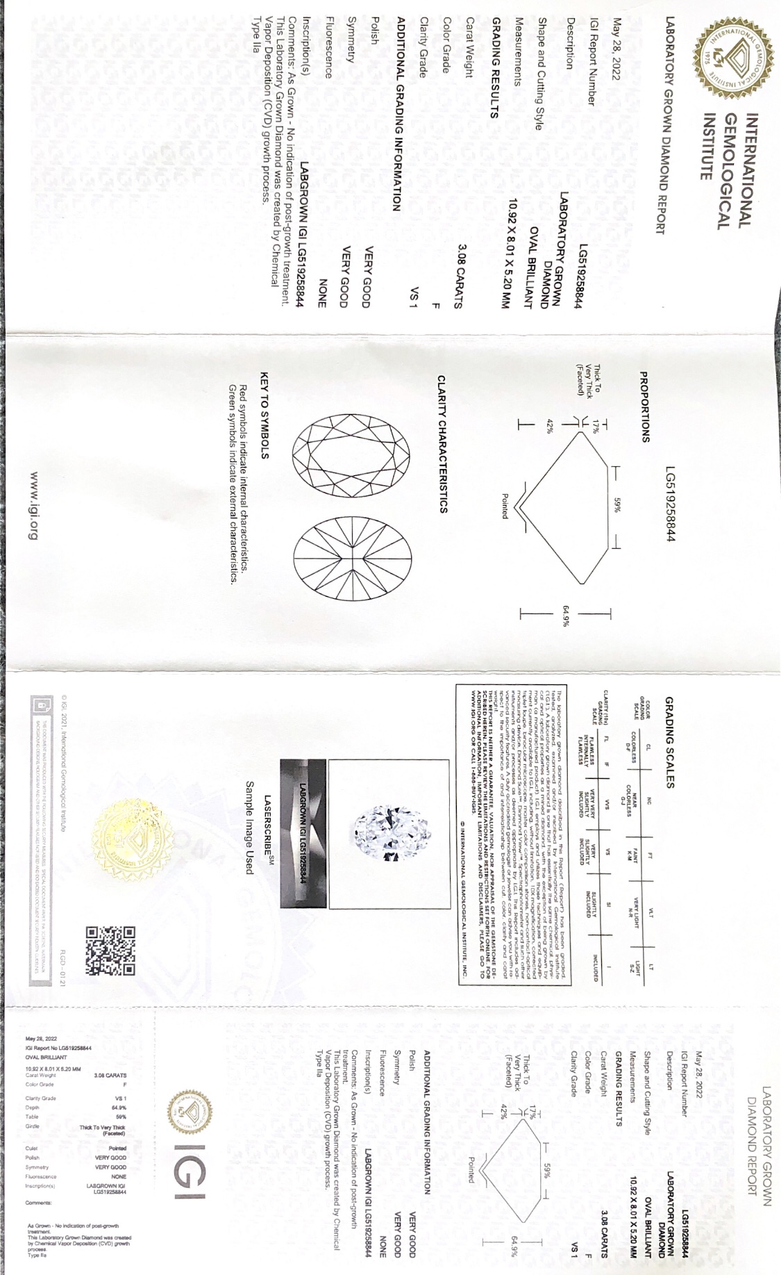 egregie Lab Grown Diamond