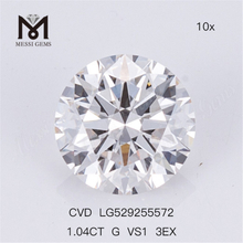 1.04CT G VS1 Cvd Synthetic Diamond 3EX VS Lab Diamond