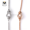 DEF VVS armilla moissanite femina K Rose Aurum Jewelry Bracelet