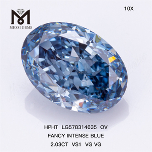 2.03CT VS1 VG VG OV FACY VETUS Caeruleus Diamond Hpht LG578314635