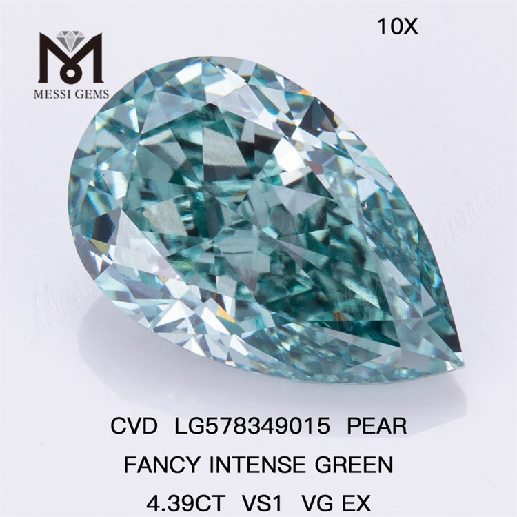 4.39CT PARI VALETUDO VENERIS VS1 VG EX CVD Viridis Diamond LG578349015