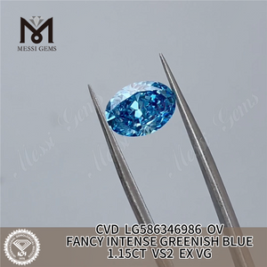 1.15CT OV FABULA GRAVIDA RED VS2 EX VG Blue Lab Diamond CVD LG586346986