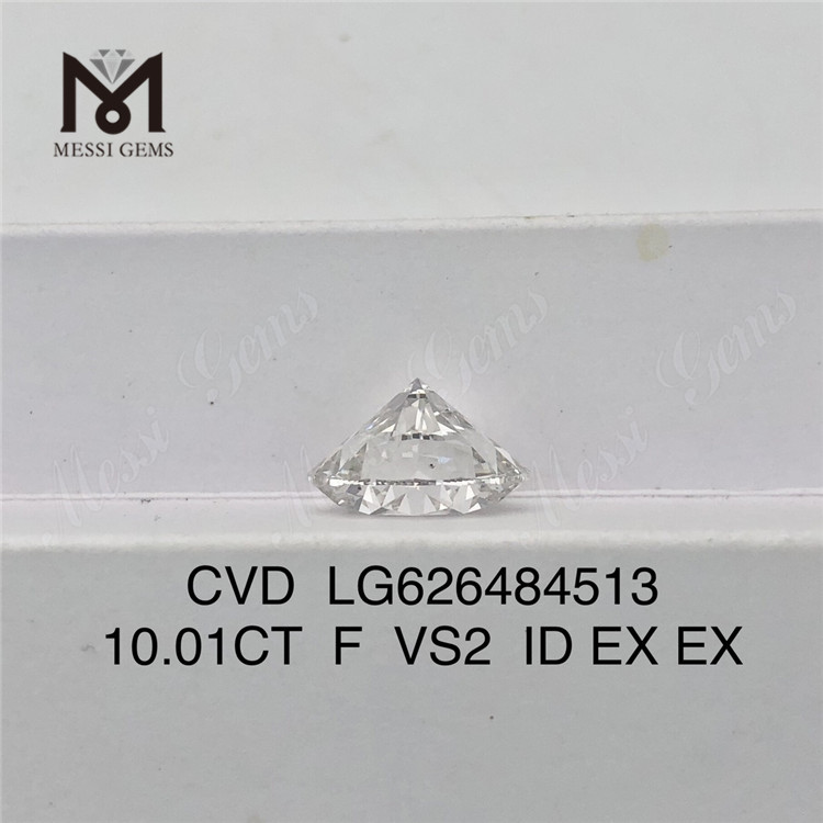 10.01CT F VS2 ID RD igi adamantes in sale CVD LG626484513丨Messigems