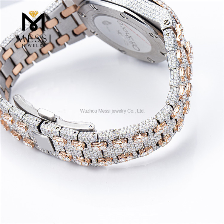 Urbanus et Stylish Moissanite Watch Mens ad homines