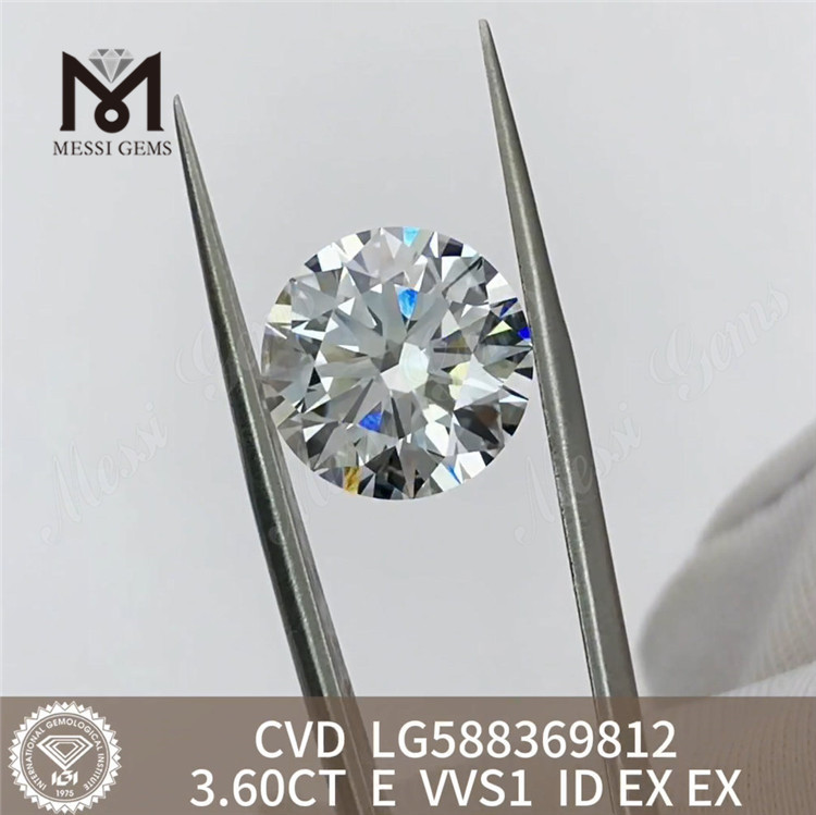 3.6ct Igi Diamond E VVS1 CVD