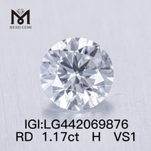 1.17 carat H VS1 SPECIMEN RUNDUM