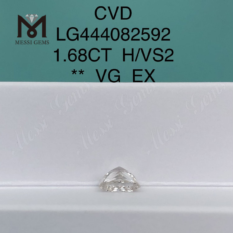 1.68 carat H VS2 princeps Conscidisti lab crevit diamond