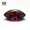 Tutus Marchio Cut Rhodolite 14*7mm CZ Cubicus Zirconia Stone