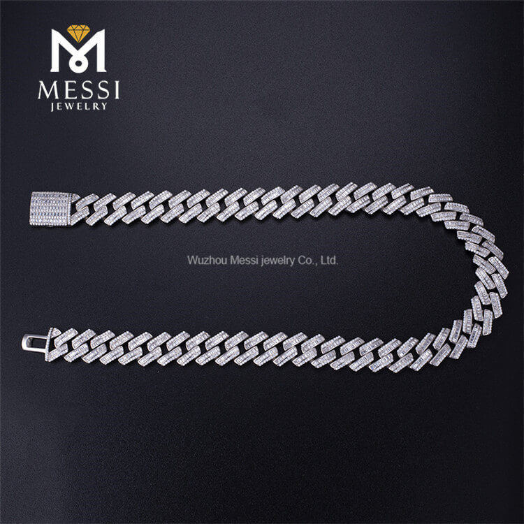Customized Hip-hop Jewelry Men's Cubanus Link Chain with Cubic Zircon