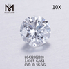 1.03 carat G/VS1 CVD Round lab crevit diamond